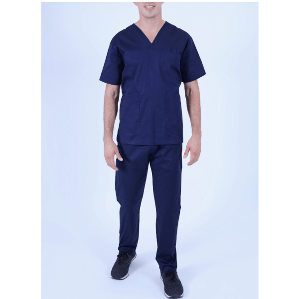Scrub, Surgical, Medical Uniform for Men Color Dark Blue